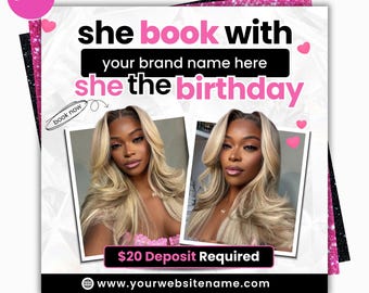 Mai-Buchungsflyer, Muttertags-Buchungsflyer, Mai-Haar, Mai-Bücher offen, Mai-Ernennungs-Flyer, Mai-Buchungsflyer, Mai-Lashes-Nagel-Flecht-Perücken-Flyer