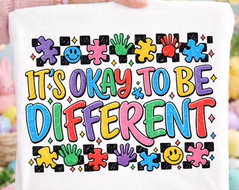 PNG de Autismo Retrô, Design Coquette Rainbow para Autismo, PNG de Quebra-Cabeça para Conscientização do Autismo, Arquivo Digital de Neurodiversidade Positiva