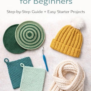 Beginner Crochet Guide PDF | Learn Basic Stitches Step-by-Step | Instant Download