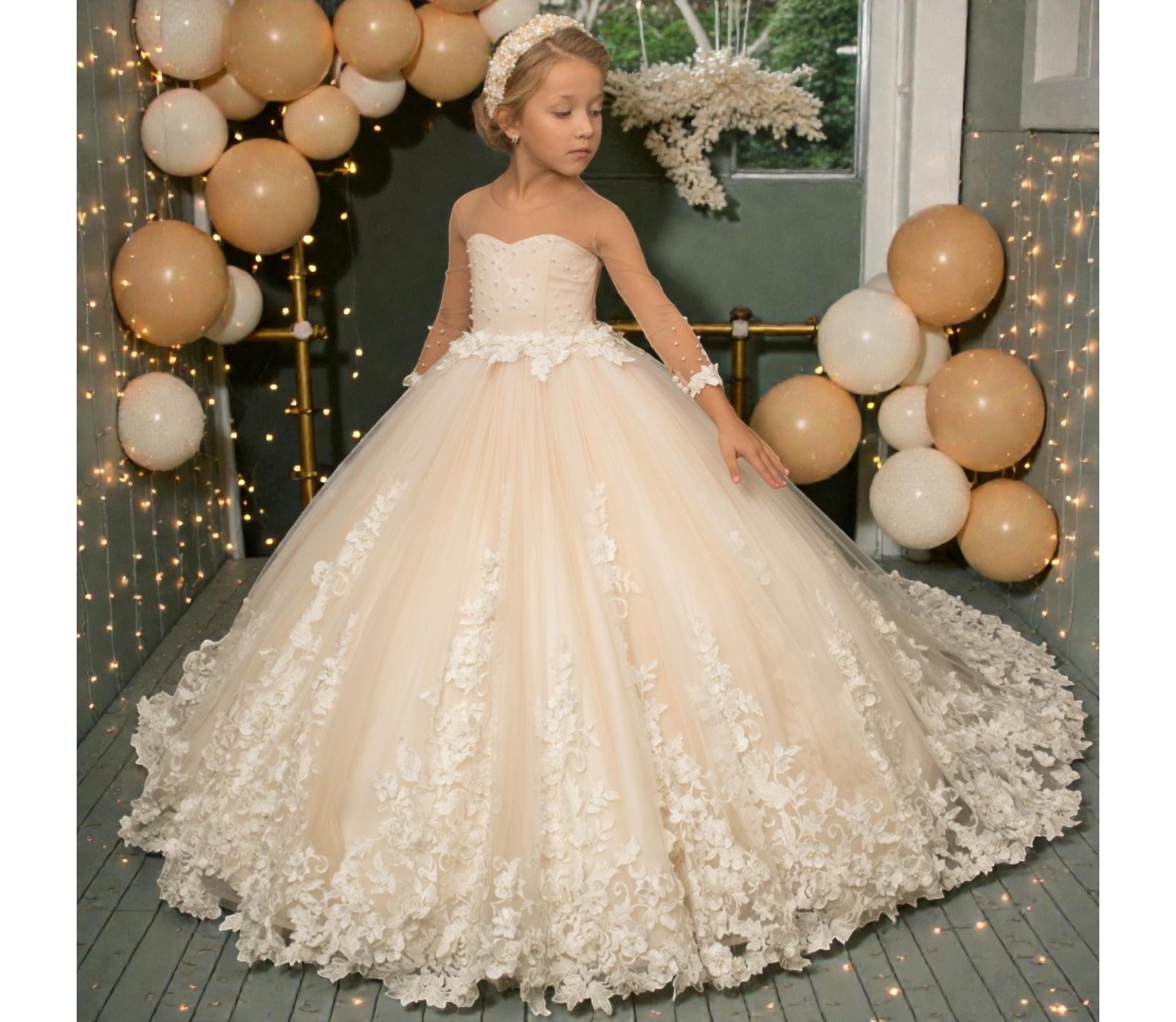 Custom Flower Girl Dress