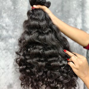 Cabello indio sin tratar