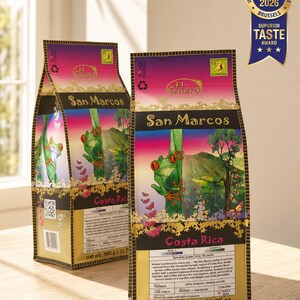 Bulk Whole Bean Coffee 2×900g – Costa Rica San Marcos Tarrazú Specialty Arabica – Award-Winning Office Coffee – Free DE Shipping