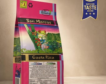 Café Especial San Marcos Costa Rica – Grãos Inteiros Tarrazú Arábica Premiados (250g)