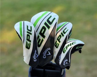 Callaway EPIC Golf Club Wood Head Covers Driver WF Hybrid HeadCovers Leather