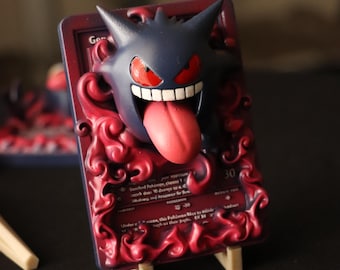 Ghost Evolution Card Set Hand Painted Resin Printed Collectible Display Piece Gamer Room Decor Gift