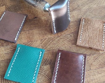 Étui protection en cuir  Rasoir de sûreté - Cousu main