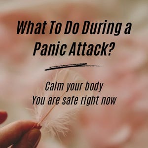 Panic Attack Relief Guide | Calm Body, Feel Safe (A4 PDF Download)