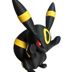 3D Printed Umbreon Window Display – 28cm Pokémon Wall & Window Decoration