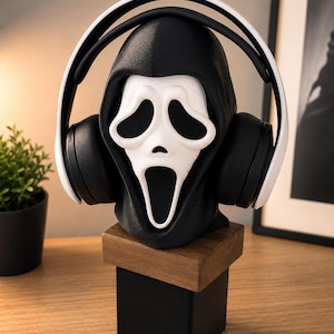 Scream - Ghostface - Supporto per cuffie - Stampato in 3D