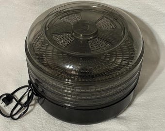 Vintage Ranco Electric Foods Dehydrator Make 3 Tray Food Dehydrator Tested Works