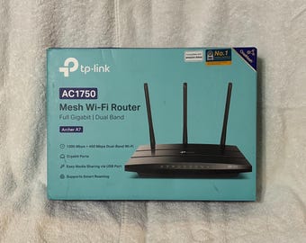 TP-Link Archer 1750 Black Smart Wife Router Dual Band WiFi AC1900