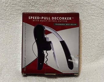 Franman スピードプルデッカー ワインオープナー コルク抜き ボトルオープナー バーツール 新品