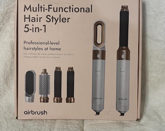 5-in-1 Professional Curling Wand and Hair Dryer Set New