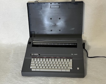 Vtg Smith Corona Portable Electric Typewriter with Original Case Tested Working