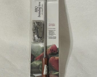 Marcador de barbacoa Norpro con diseños intercambiables para parrillas y filetes. Nuevo.