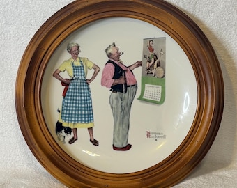 1978 Norman Rockwell limited edition the tender years decoration player by Gothan