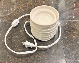 SJ Johnson Glade Wachs Schmelz Stövchen Kerzenstecker In Weiß Keramik Getestet