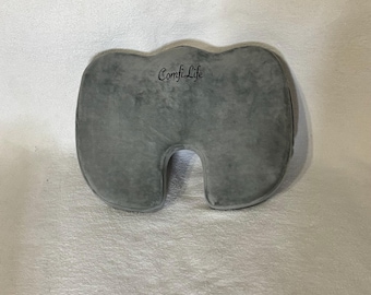 Comfi Life Portable Foam Seat Cushion for Long Sitting and Long Travel Gray Size