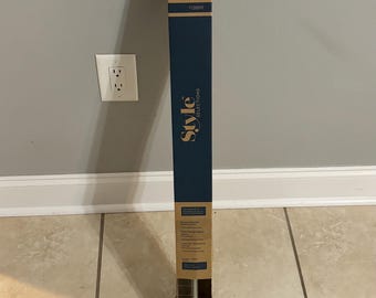 Style Selection Drapery Rod Set 28in-48in Adjustable Rod Antique Brass