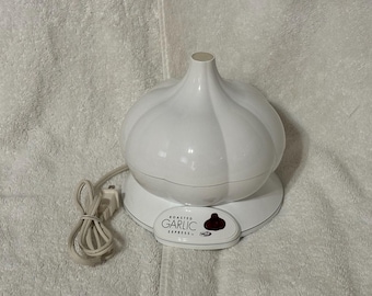 TAGCO Roasted Garlic Express Electric Countertop Roaster White 1.5 Lb Tested