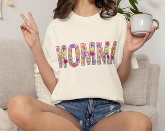 Personalized Momma Shirt T-Shirt | Mothers Day Mom Tee, Custom Name