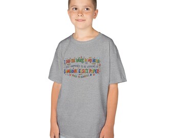 Funny Student Back to School Kids Tee | School Humor Shirt