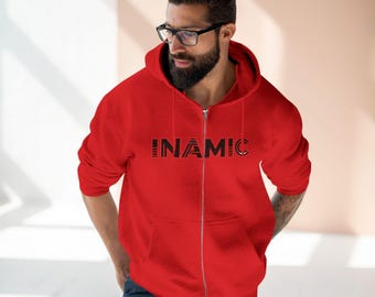 Inamic Logo Design Hoodie | Jaguar Face Back Print