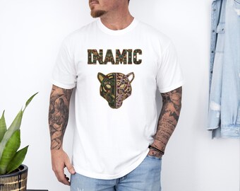 Aztec Jaguar Design T-shirt | Aztec Colors Tribal Pattern