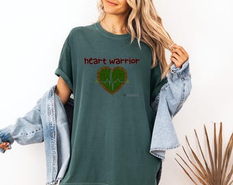 Aztec Heart Disease Awareness T-shirt | Heart Warrior Graphic Tee