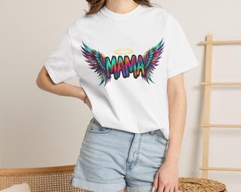 Personalized Hummingbird Wing Mother in Heaven T-shirt | Memorial Tee