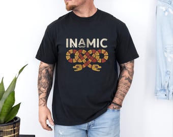 Aztec Serpent T-Shirt | Tribal Coiled Snake Graphic Tee