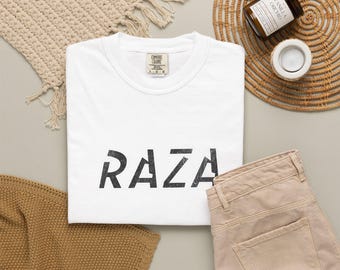 RAZA logo T-shirt | Minimal Typography Tee