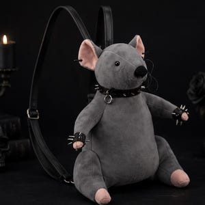 Goth Plush Backpack - Etsy