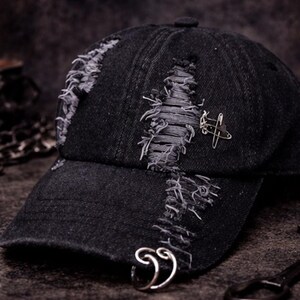 Bunny Ears Denim Hat - Etsy display picture 3