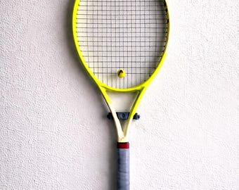 2x Tennisracket Muurhouder | Minimalistische rackethouder | 3D-geprint | Cadeau voor tennissers | Sportdecoratie