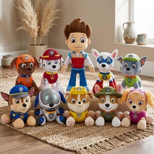 Set di peluche Paw Patrol da 19-27 cm / Peluche a forma di cane