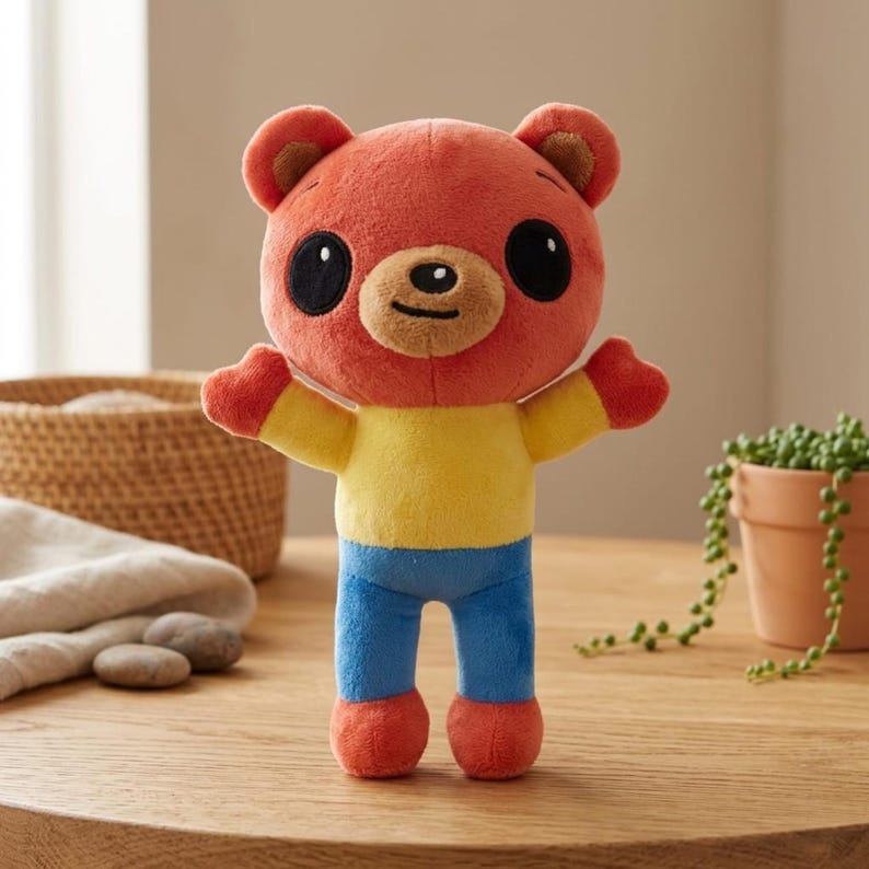 9 Plim Plim-inspirerade plyschleksaker / Clown Nesho Bam Hoggie Mei-Li Pig plyschdockor Hoggie