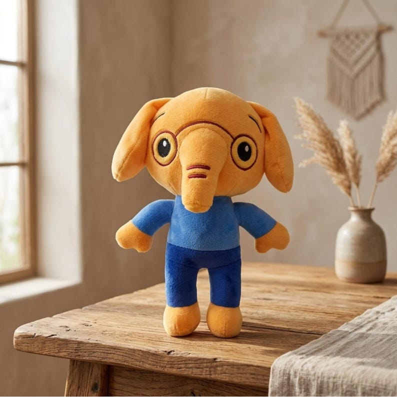 9 Plim Plim-inspirerade plyschleksaker / Clown Nesho Bam Hoggie Mei-Li Pig plyschdockor Bam