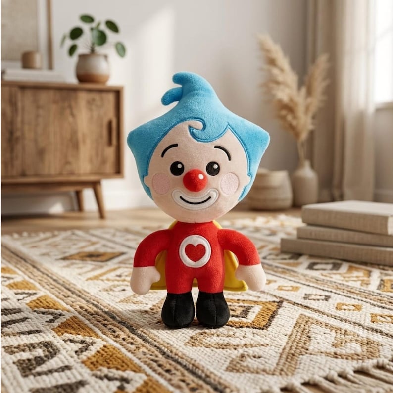 9 Plim Plim-inspirerade plyschleksaker / Clown Nesho Bam Hoggie Mei-Li Pig plyschdockor Plim Plim