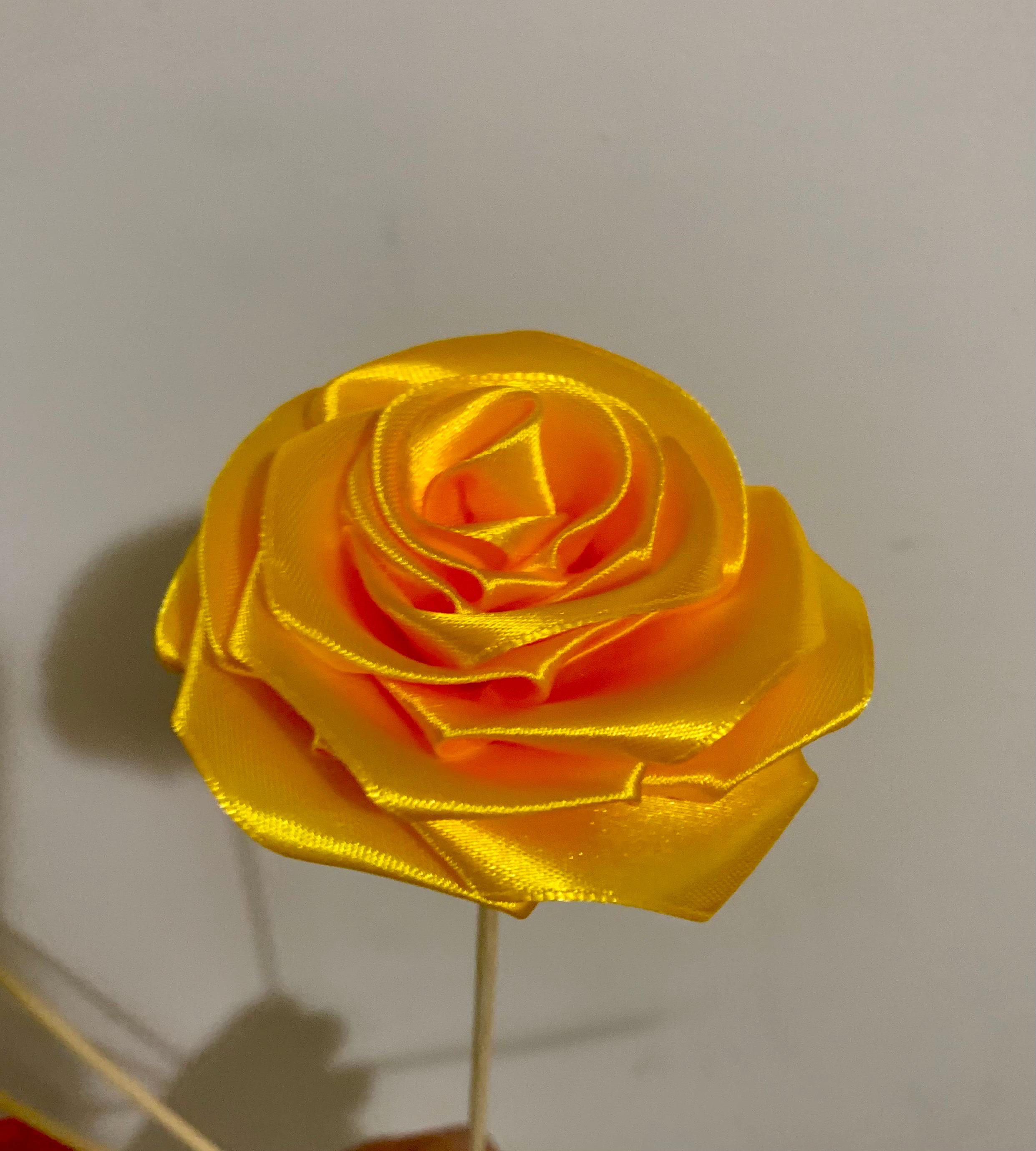 Eternal Roses Multi Colored Ribbon Ribbon Roses, Eternal Flowers and Bouquets - Etsy