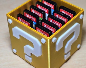 Super Mario Question Block for Nintendo Switch Gold Edition