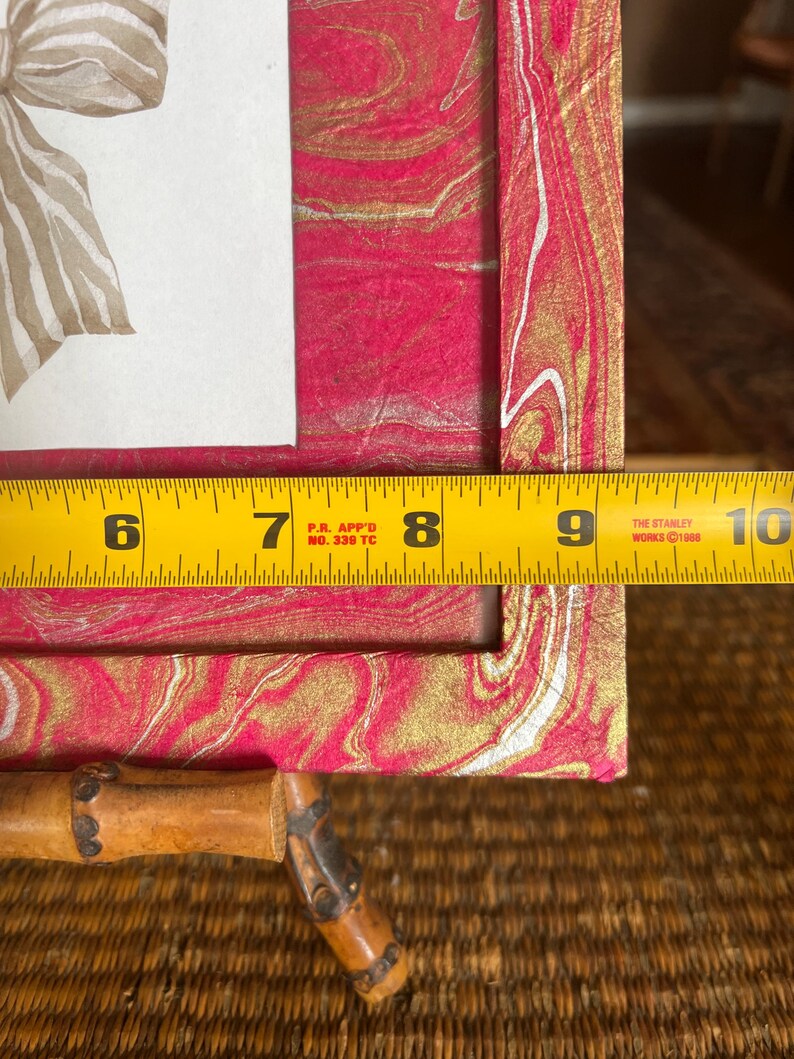 Custom Marbled Paper Wrapped Frame // Square 9x9 Frame - Etsy