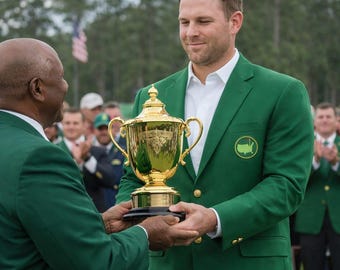 Men's Green Golf Blazer – Handmade Tournament Style Cotton Sport Coat