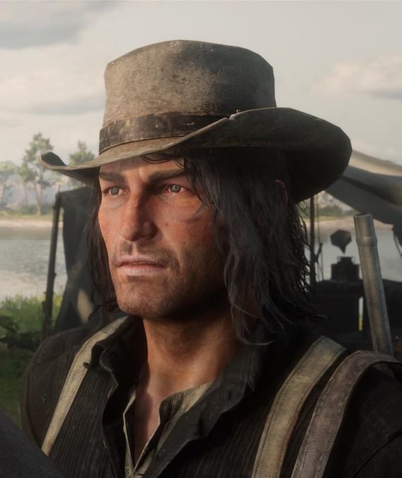 John’s Gambler Hat – Western Cowboy Hat – Vintage Outlaw Style – RDR Inspired Cosplay Hat