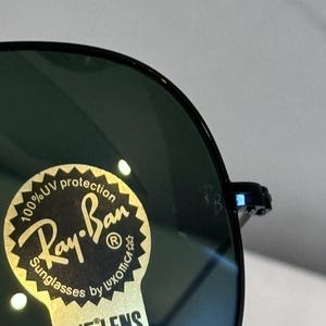 アビエーター ブラック ユニセックス サングラス XL - Ray Ban RB 3026 62 mm 画像 4