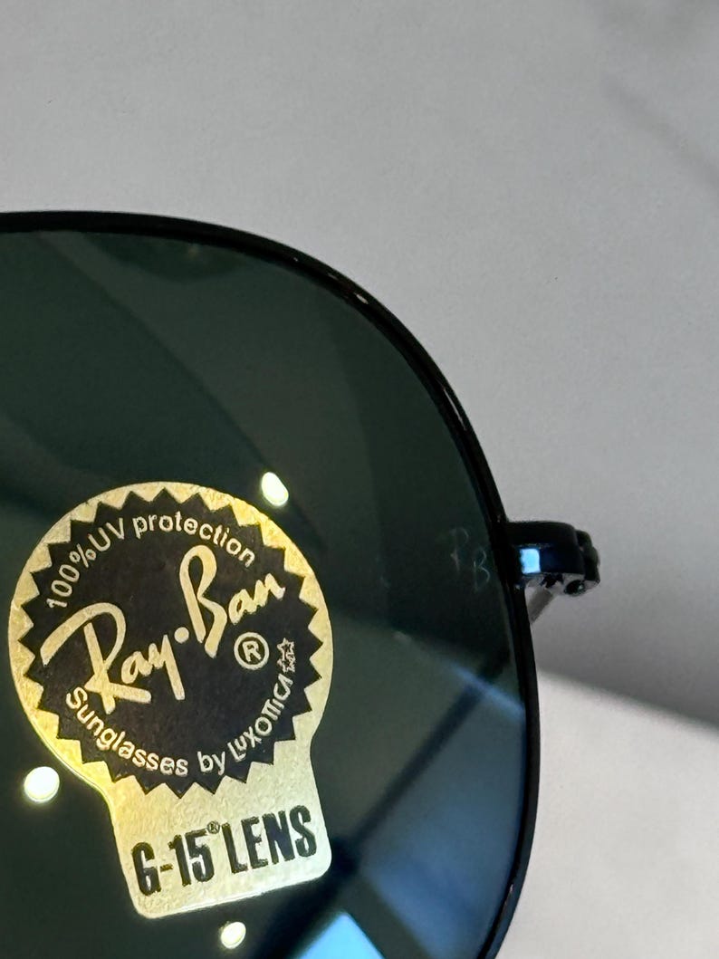 アビエーター ブラック ユニセックス サングラス XL - Ray Ban RB 3026 62 mm 画像 4