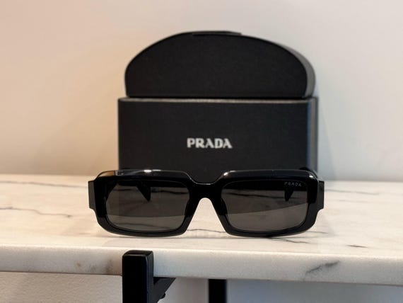 Prada Rectangular Unisex Sunglasses - image 2