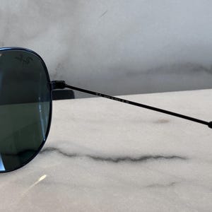 アビエーター ブラック ユニセックス サングラス XL - Ray Ban RB 3026 62 mm 画像 3