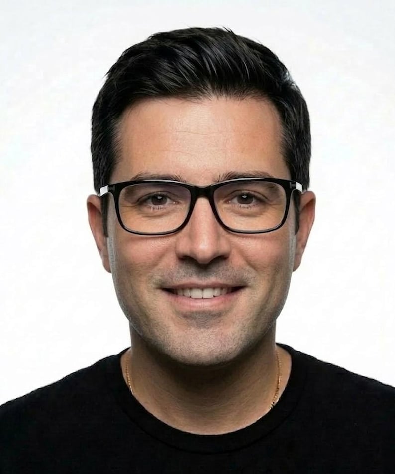 Óculos de grau retangulares grandes Tom Ford pretos, com lentes douradas que bloqueiam a luz azul (57 mm) imagem 1