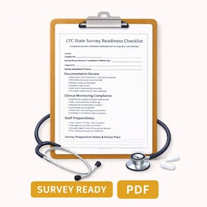 LTC State Survey Readiness Checklist for Long Term Care